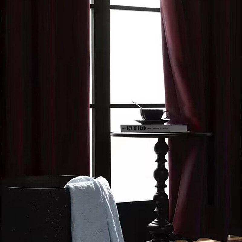 Blackout Curtains for Bedroom Living Room – Simple Solid Color, Light Luxury, Double-Sided High Precision Fabric, UV Protection for Home & Hotel
