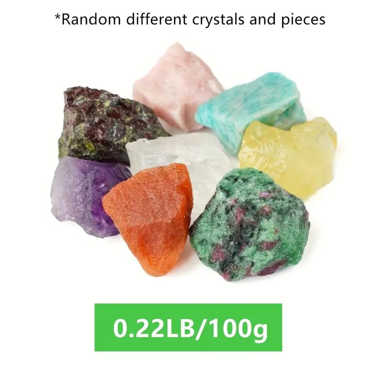 

0.22/0.5LB (0.8 -1.2 ) Large Size Mixed Rare Natural Crystal stone, 20 Types Crystals Raw Rough Stones Random
