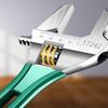 6/8inch Adjustable Wrench Professional Shifters Spanner with Wide Calibers Opening for Household