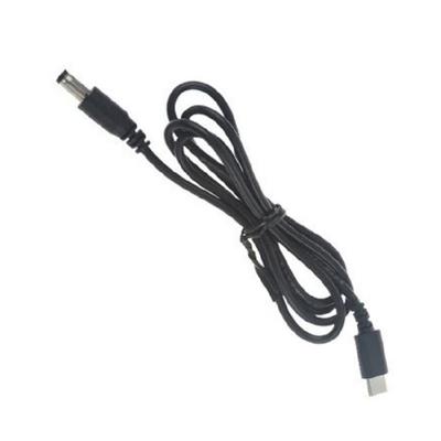 Type C To DC5.5mm Round Charging Cord 12V Efficient Power Delivery Cable PVC Texture Perfect for Projectors LED Displays