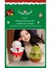Cute Snowman & Santa Plush Christmas Ornaments - Holiday Decoration Gifts.