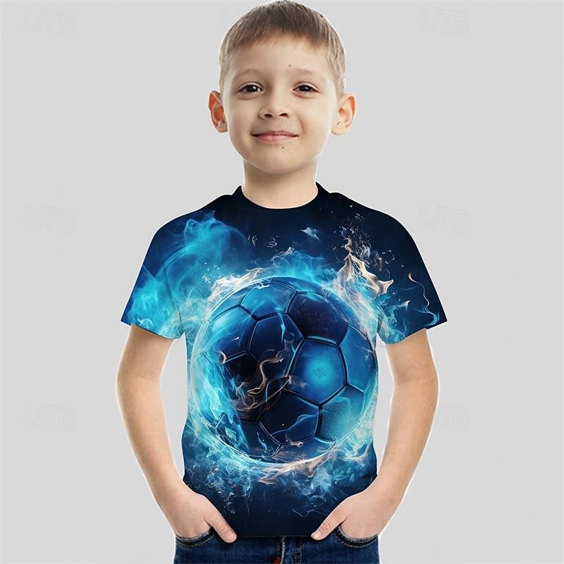 

Детская футболка с коротким рукавом и круглым вырезом, модная одежда-пуловер с принтом 160