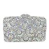 Boutique De FGG Emerald Green Evening Minaudiere Bags Women Crystal Purses and Handbags Bridal Wedding Luxury Clutch Purse