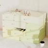Stackable Cosmetic Storage Box Plastic Makeup Storage Container Stationery Storage Box  Office