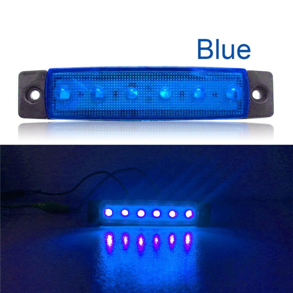 Side Marker 10 Pieces 12V 6 Lines Truck Trailer One