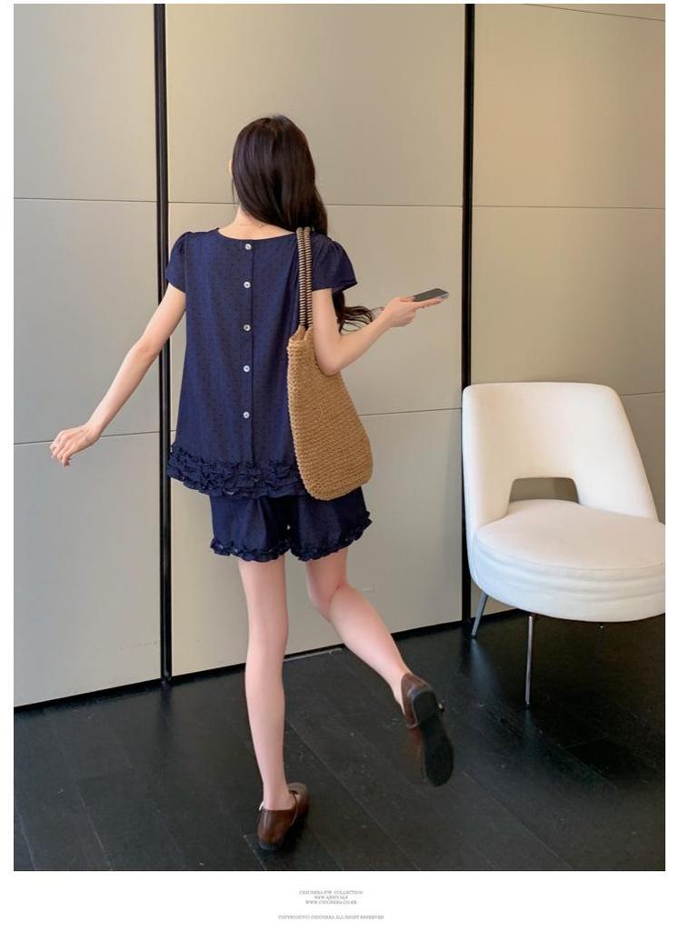 Plus Size Maternity Summer Outfit - 2026 Tencel Denim Set