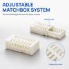 10pcs 50x30x19mm(1.97x1.18x0.75in) Beekeeping Tools Plastic Bee Queen Cage Plastic Cage  Apiary Use