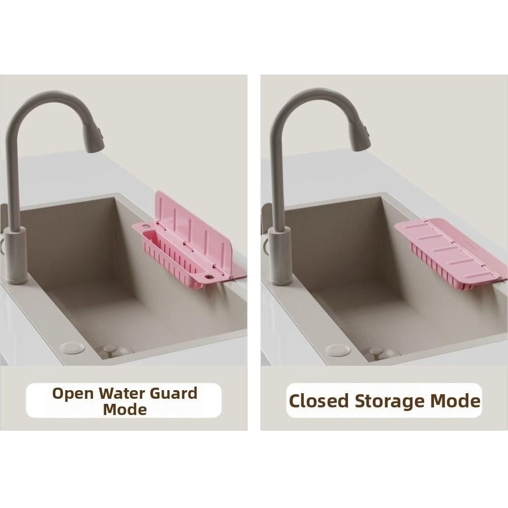 Reusable Sink Splash Guard Anti-splash Water Baffle Plate Kitchen Water Baffle for Wash Basin