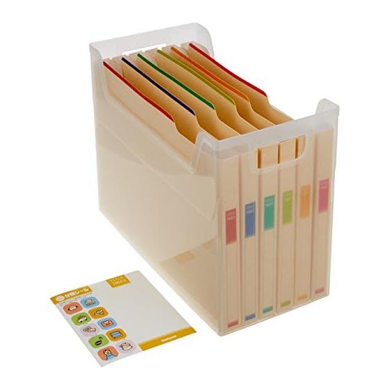 Nakabayashi File Box Document Storage Case Nagekomi BOX F6 6 Classification Fubo I-F6