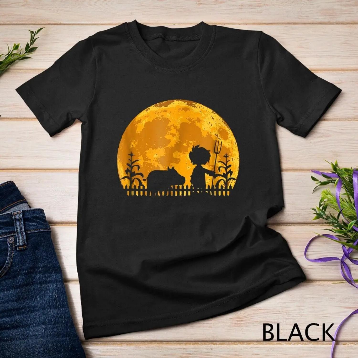 T Shirt Woot Harvest Moon Farm S чёрный
