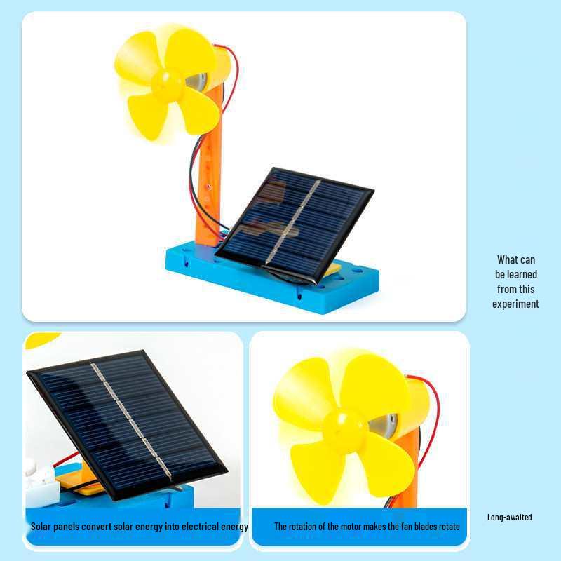 DIY Solar Fan Science Kit for Primary Students: Educational Physics Project