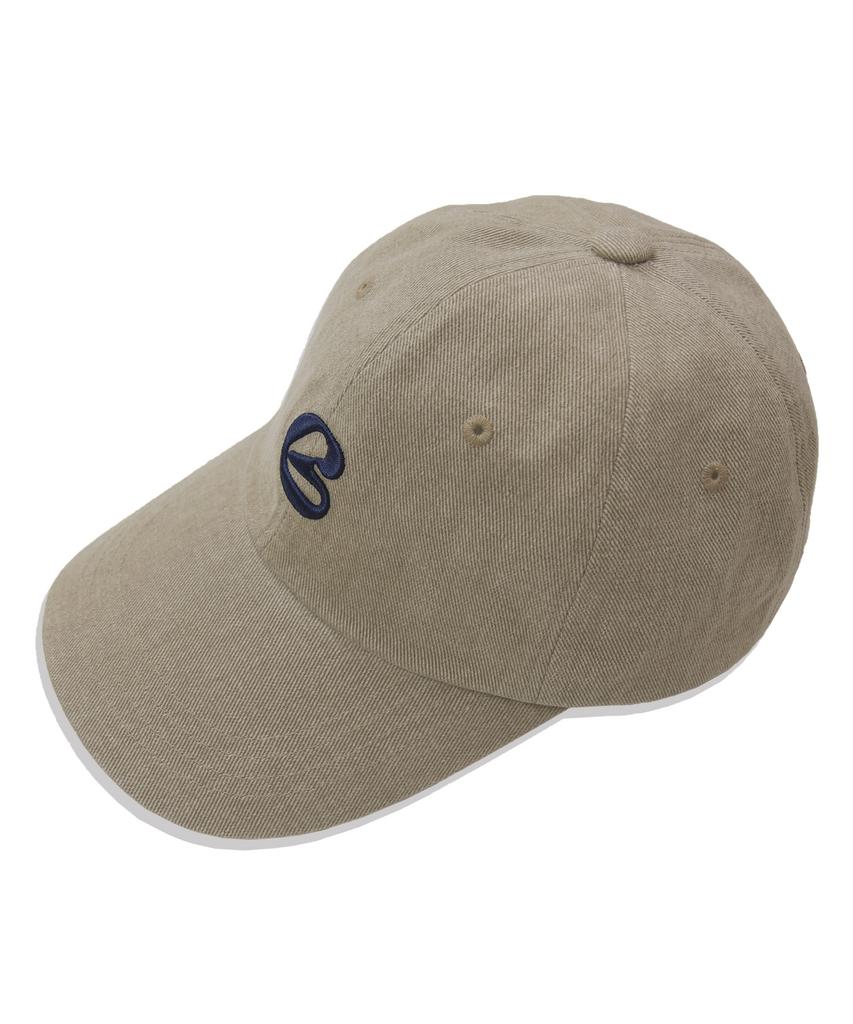 BLUFF B Initial Logo Ball Cap [Beige]