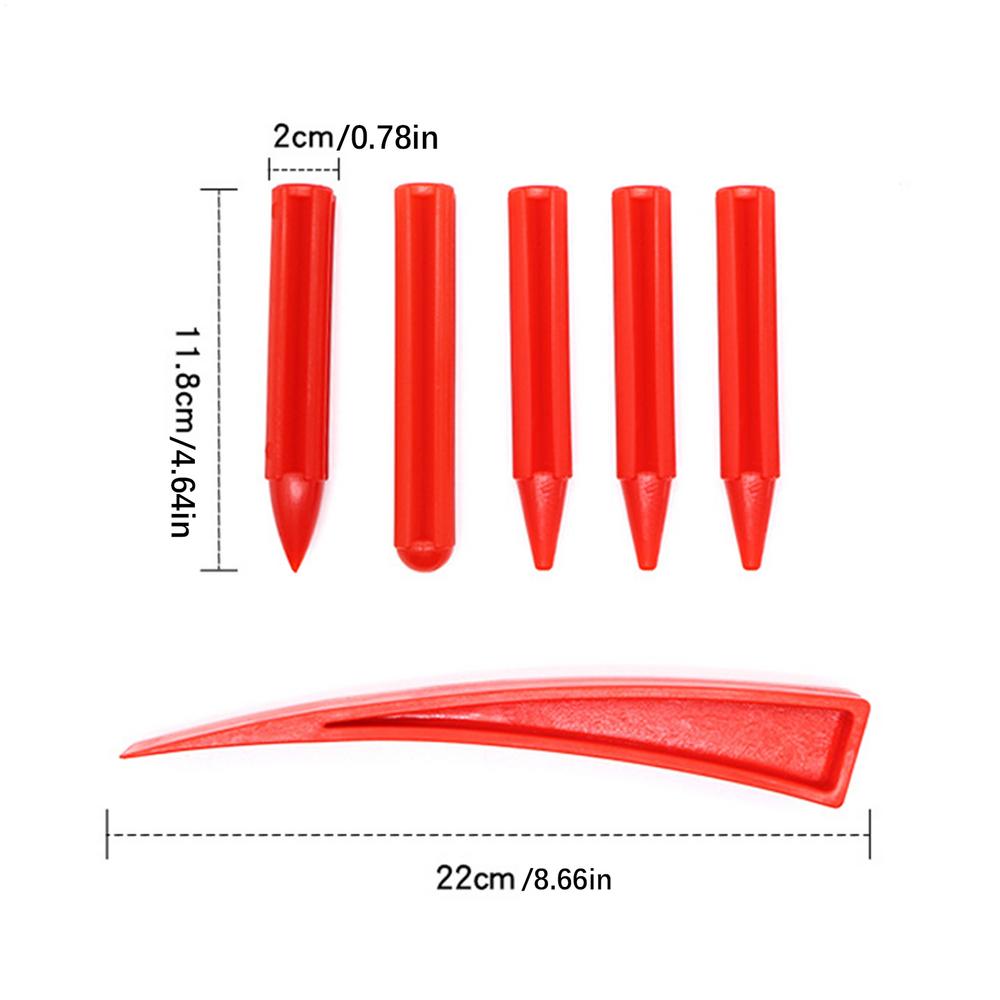 

Car Dent Repair Dent Remover Gear For Vehicle With Wedge Window Curved Wedge Tool For Automotive Sedan SUV RV Truck Window Door червоний