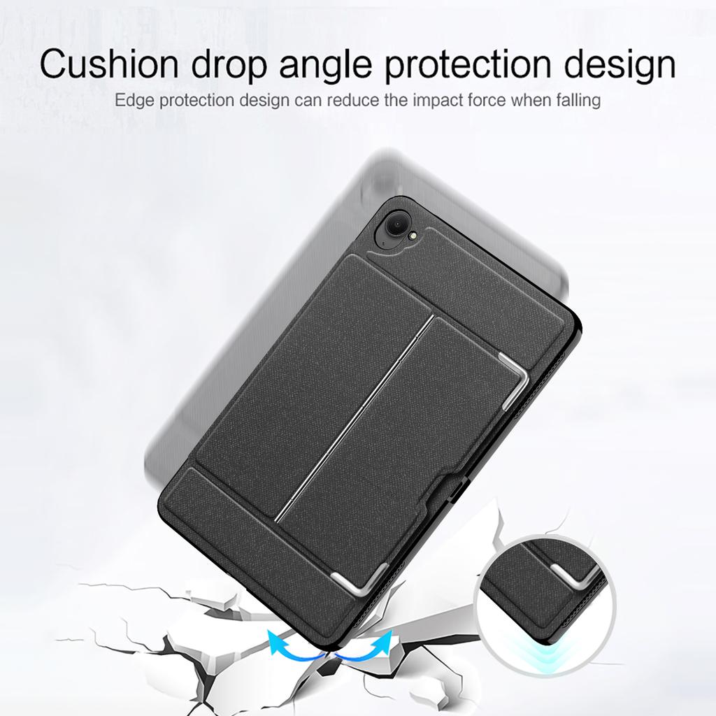 For Xiaomi Redmi K Pad Case PU+PC Rotating Shaft Kickstand Tablet Cover