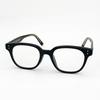 Lapeullolida Snap Black Square Horn-Rimmed Glasses