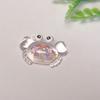 Cartoon Crab Resin Cabochons Flatback Kawaii Marine Life Decorative Pieces for Hair Bow Centerpiece Toddler Jewellery Slime DIY