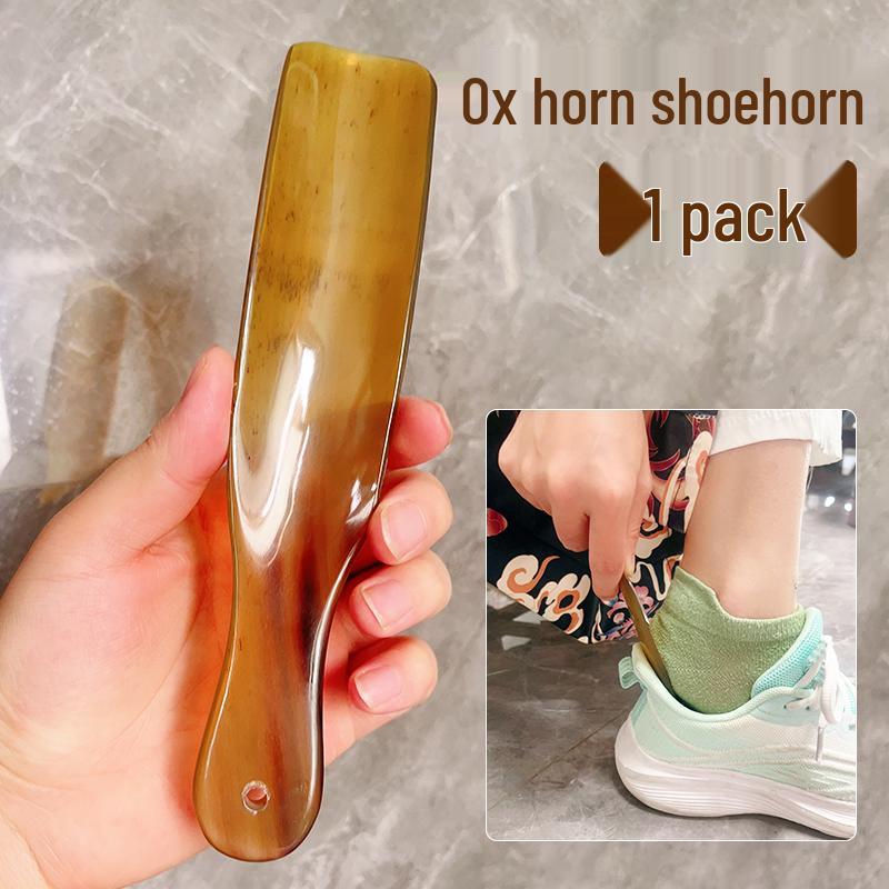 

Ox Horn Short Shoehorn for Pregnant Women & Elderly Households