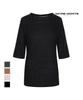 MAREMONTE 3/4 Sleeve See-Through T-Shirt_M226Mts65M0
