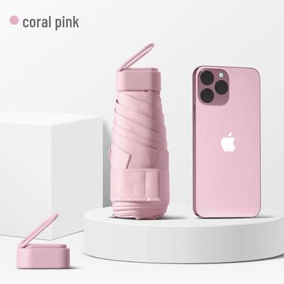 Easily Ultra-Light 6-Fold Flat Pocket Umbrella