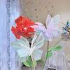 Big Size 3D Butterfly Decoration 50cm Large Artificial Butterfly  Valentines Day
