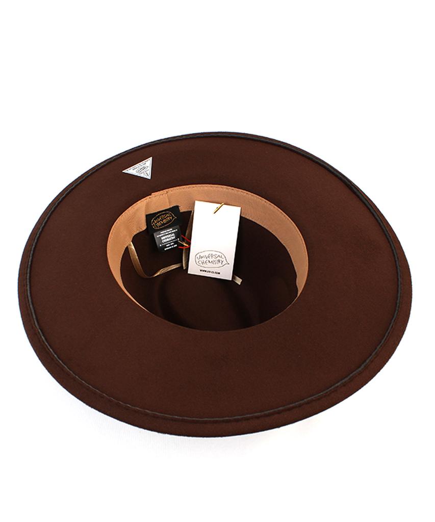 Yunibeosyeolkemiseuteuli Hard Wool Brown Fedora