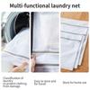 3/4Pcs Zippered Closure Delicates Laundry Wash Bag Clothing Organizer  Underwear Storage
