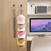 Metal Hanging Hat Storage Clips Holder with 8 Non-Slip Clips Cap Storage Hooks  Door