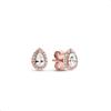 Earrings Silver Waterdrop Girl Woman Gift Presents Ear Jewelry Studs