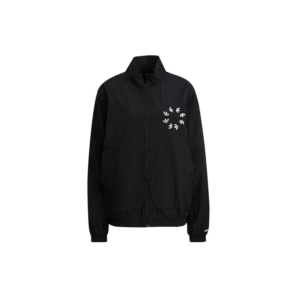 Adidas Originals Trefoil Deconstructed Logo Track Jacket Men Jackets Black H37740