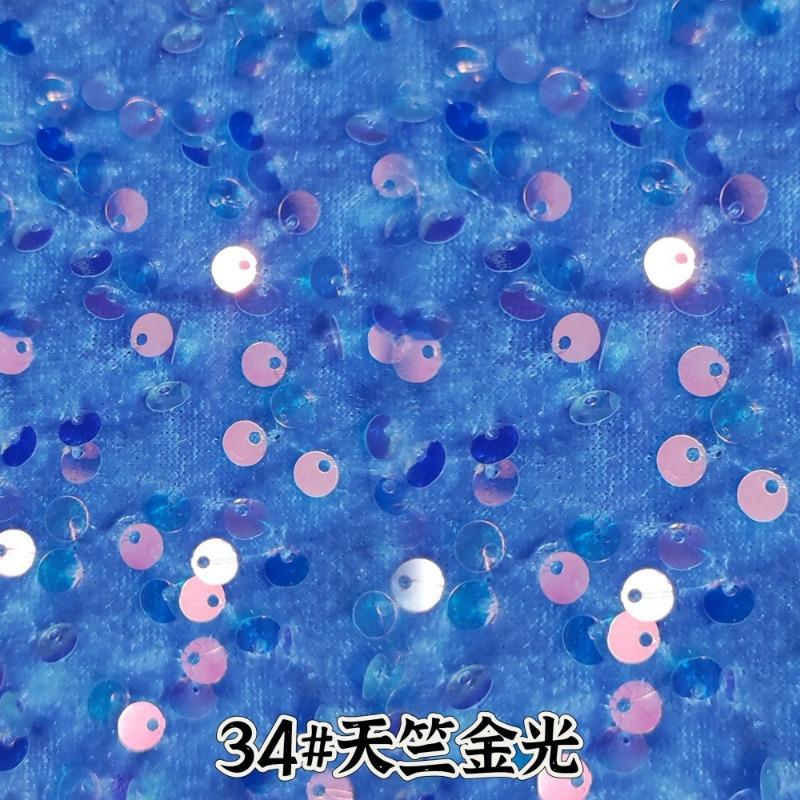 Evening Gowns Encrypt Shining 5mm Sequin Fabric Stretch Velvet Fabrics For DIY Wedding Elegant Party Dresses handmade DIY, etc