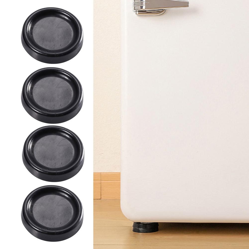 Gumové antivibrační nožičky Pračka Protiskluzové Černé Bez škrábanců