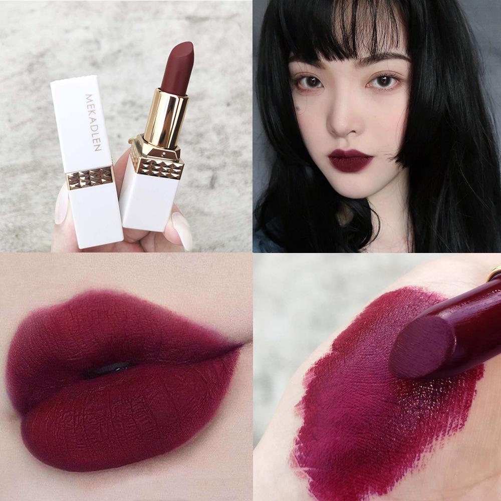 McCarthy Lun Orange Lipstick - Carrot Orange, Creamy Rose, Purple-Pink Matte, Brightening, Niche Lipstick for Women.