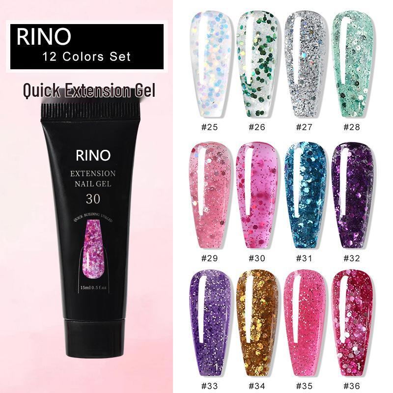 

15ML Solid Crystal Nail Extension Gel Polish - Quick Cure & Crystal Modeling Quick Extension Gel No. 36 (15ML)