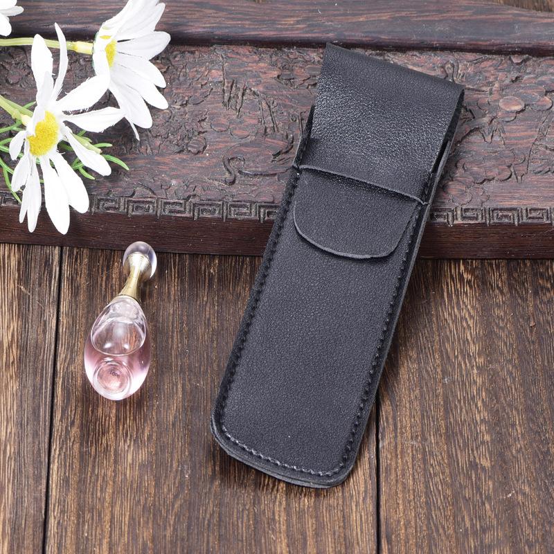 

Vintage Frosted Pu Leather Flap Pen Case High-End Fountain Pen Protective Sleeve Large Capacity Double Set Of Pen Case