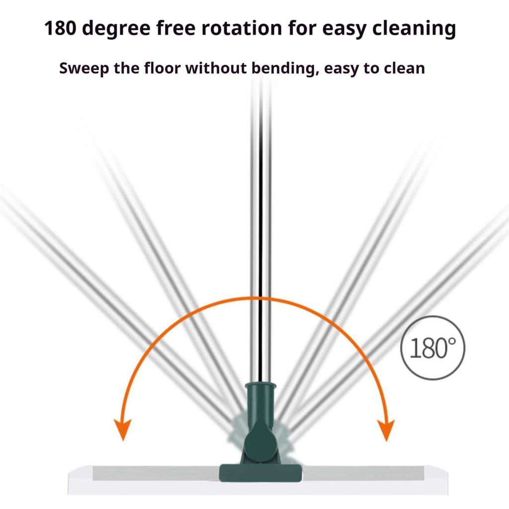 Golvskrapa Golvmopp Multifunktionell Hushållssilikonvissla Kraftig Skrubba Kök Dusch Kakel Husdjurshår Långt Handtag Antistatisk