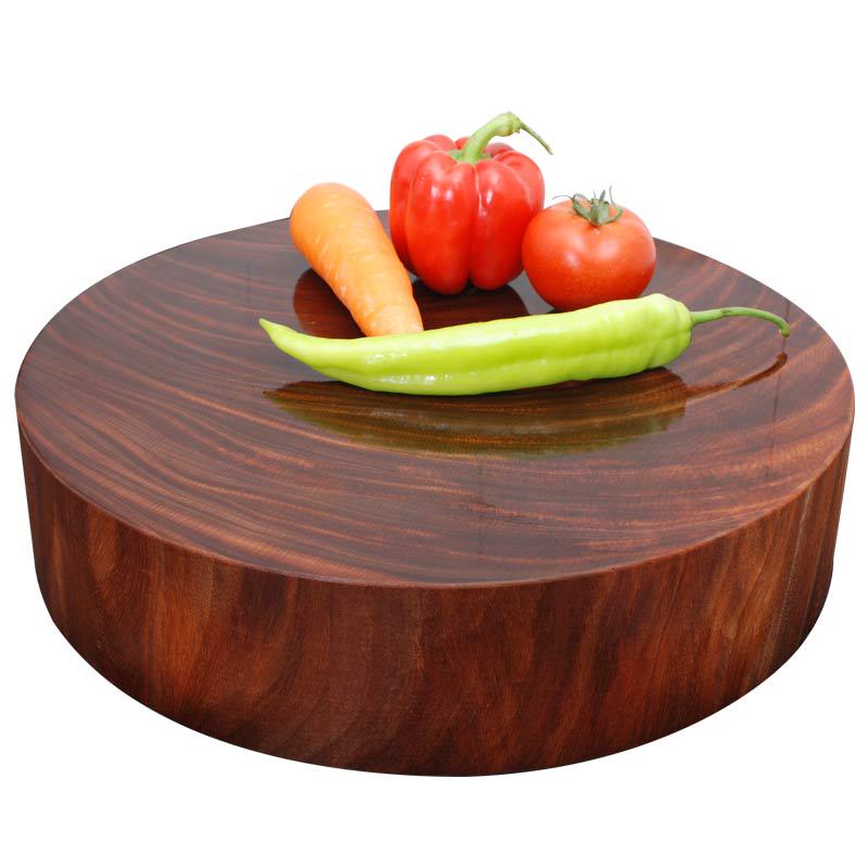Extra Thick Ironwood Cutting Board - Solid Wood Chopping Block for Commercial and Household Use