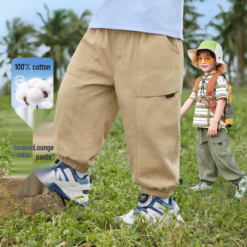 RightEuro Boys  Summer Cotton Cargo Pants 130