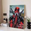 5D DIY Diamond Art Painting Kits for Adults, Deadpool Full Round Crystal Diamond Kits for Beginner for Home Wall Decorate