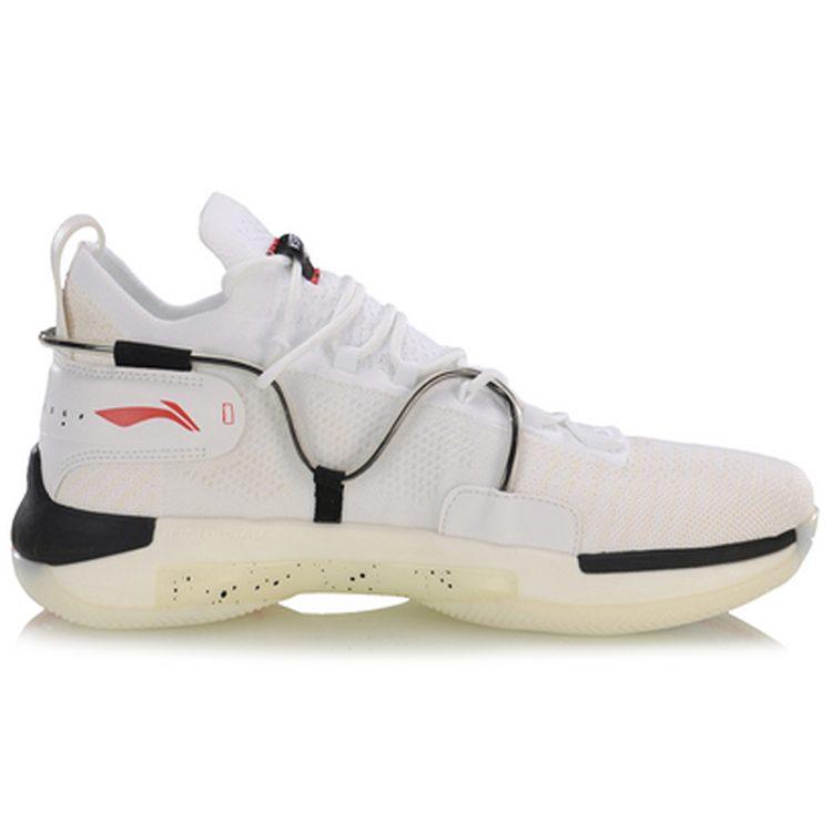 Li Ning Speed 6 Oreo Slip Resistant Abrasion Resistant Mid Top Basketball Shoes Men's Black White ABAP071-3