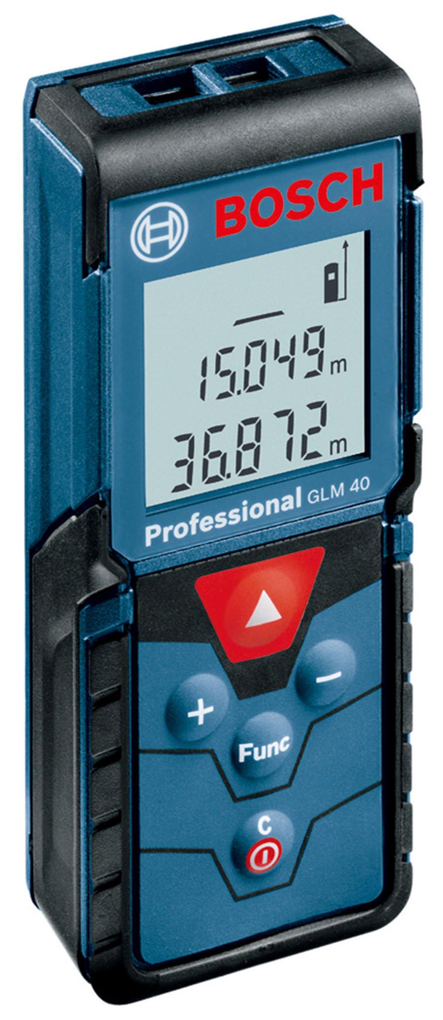 

Профессиональный лазерный дальномер Bosch GLM40 Измерительный инструмент [Оригинальный продукт] чёрный