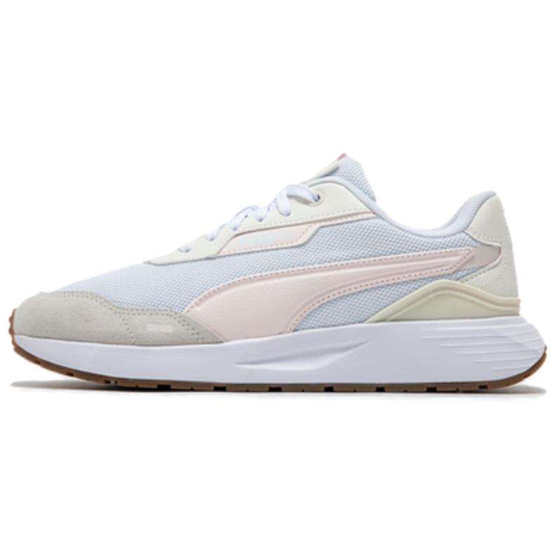 Puma Runtamed Series Plus Rich Layered Comfortable Low-Top Lifestyle Sneakers Unisex Sneakers White 391250-06