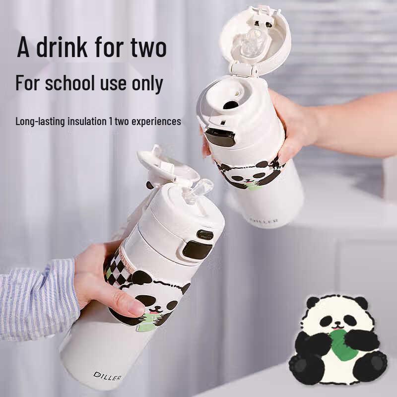 Dilebel Panda Portable 316SS Insulated Mug 480ML