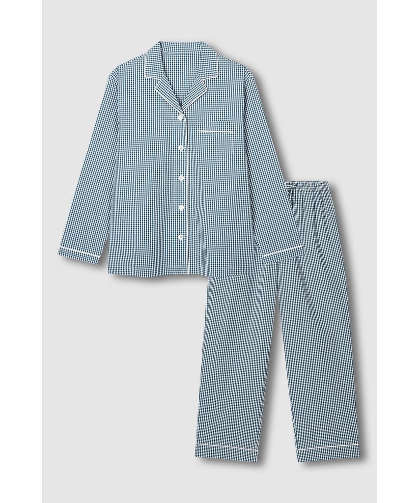 Jaju Women'S Cotton Stretch Length Pajama Set_Dark Blue