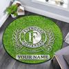 Custom Name Feyenoord Rotterdam2 Round Area Rug,Carpet Rug for Living Room Bedroom Sofa Playroom Decor,Non-slip Floor Mat