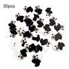 50Pcs Painted Buttons Bright Color Beautiful Easy Clean Not Easily Break Craft Buttons for Clothing