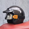 ORZ Lightweight Carbon Fiber Helmet Motorcycle 3/4 Half Helmet Cruise Motorcycle Helmet