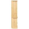 Highboard Corona 74x38x170 Cm Solid Pine Wood