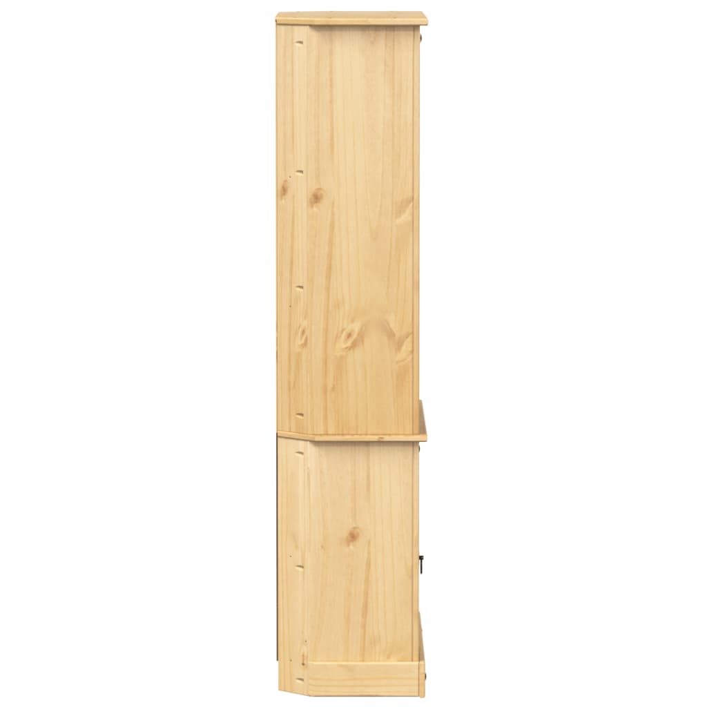 Highboard Corona 74x38x170 Cm Solid Pine Wood