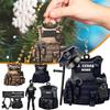 Keychain Acrylic Tactic Police Gift Keychain Backpack Decor Key Ring Accessory