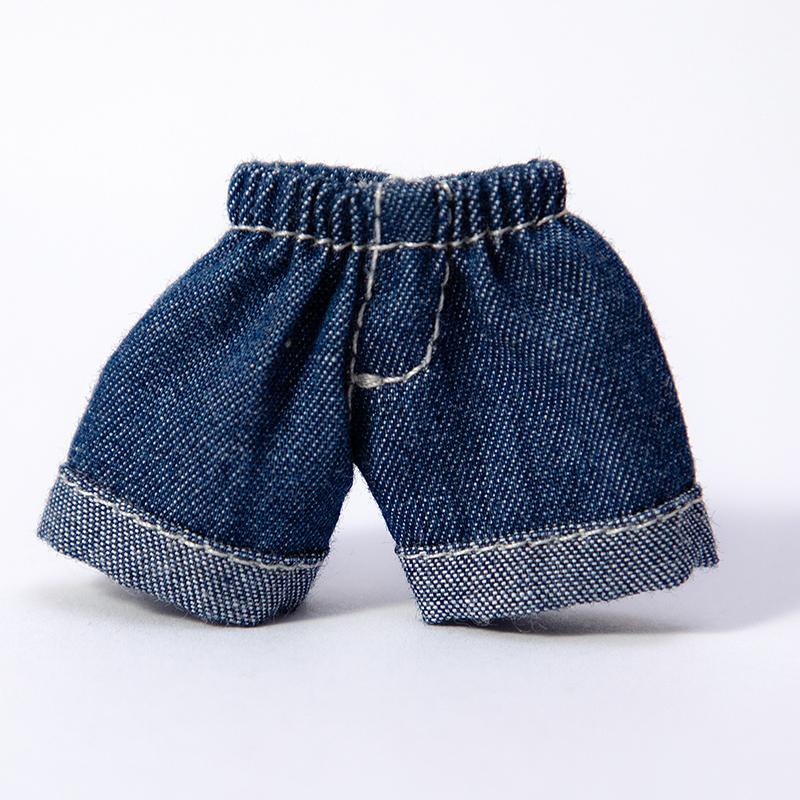 Handmade Ob11 Doll Pants Clothes Doll Grid Pattern Jeans Shorts Doll Accessories For Penny, Molly, Obitsu11,Gsc 1/12 Bjd Dolls